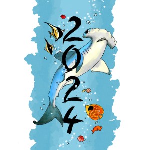 Wandkalender 2024 Tiere im Wandel der Jahreszeiten: Titelblatt